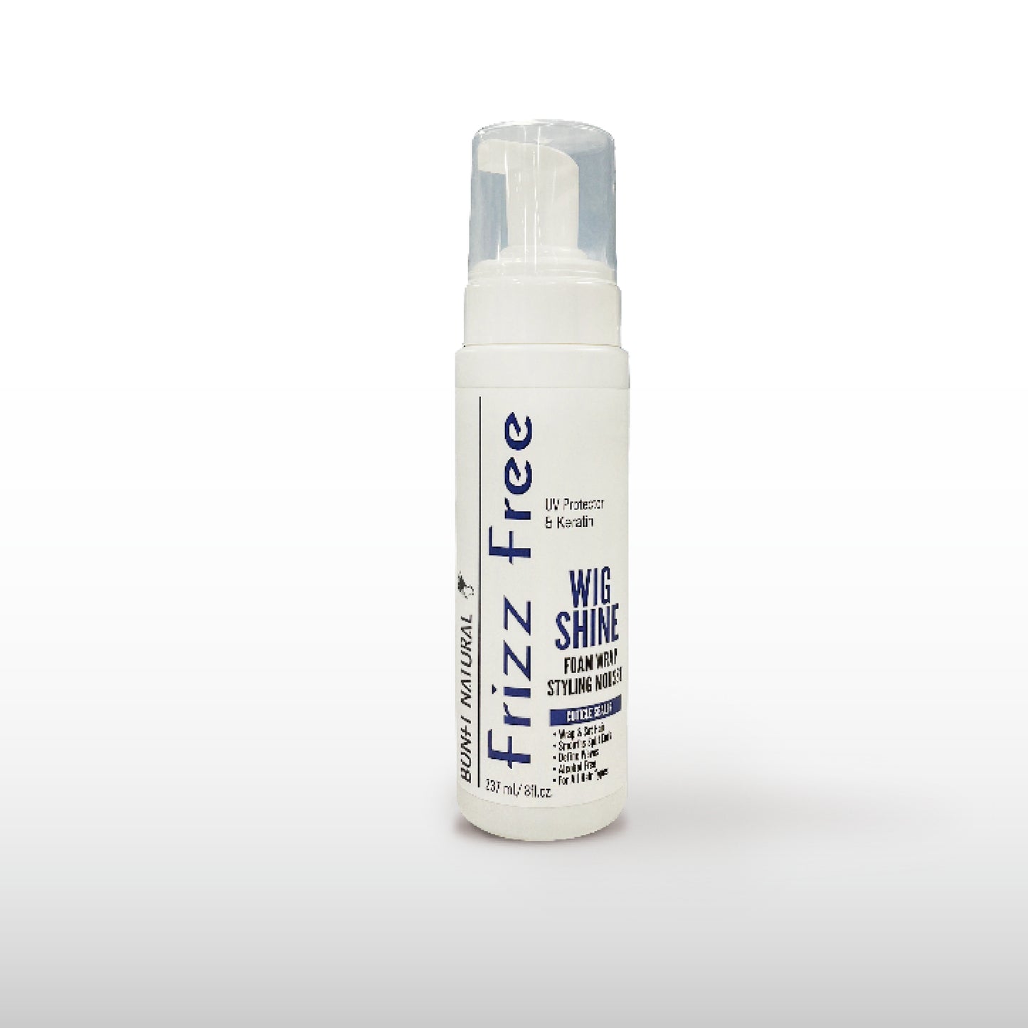 FRIZZ FREE WIG SHINE MOUSSE 8 oz