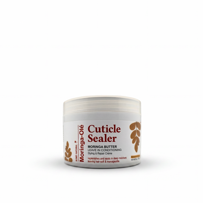 MORINGA OLÉ CUTICLE SEALER & LEAVE IN CONDITIONER 8 oz