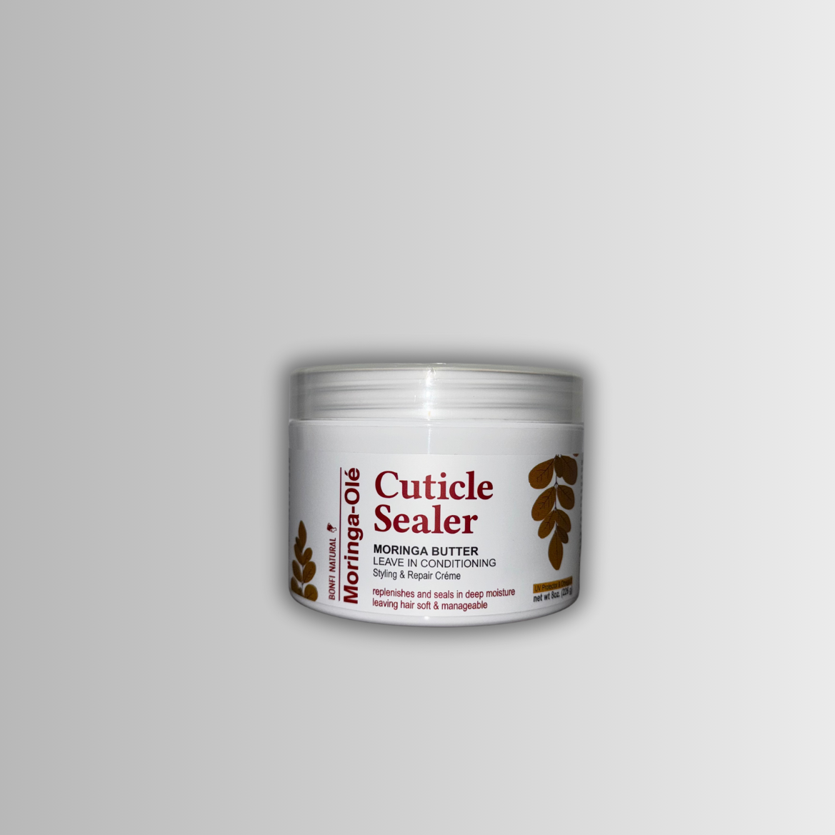 MORINGA OLÉ CUTICLE SEALER & LEAVE IN CONDITIONER 8 oz